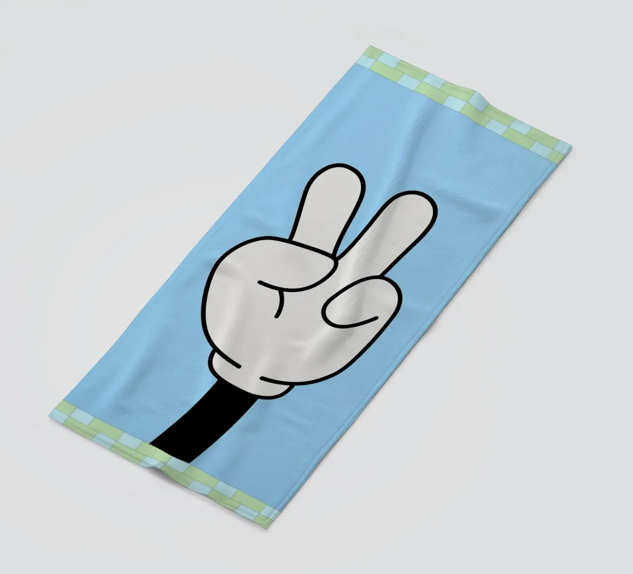 mano di pace telo mare da Deetooz