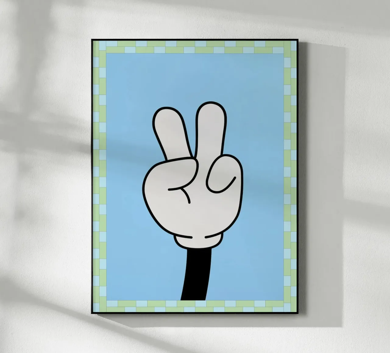 mano di pace plexiglass da Deetooz