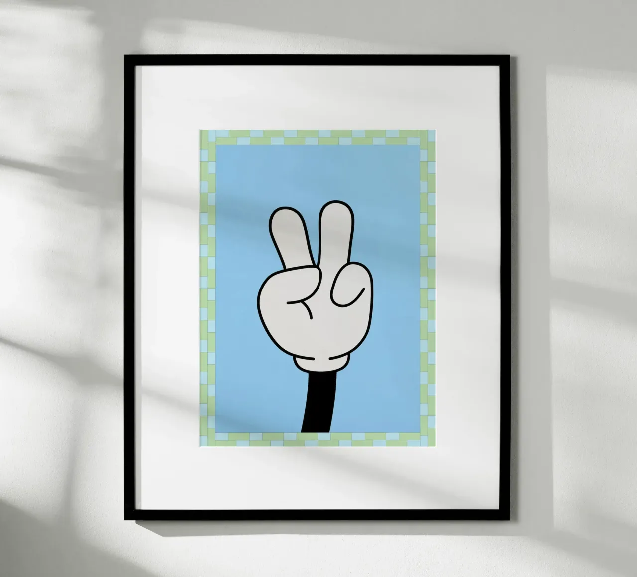 mano di pace carta hahnemühle da Deetooz