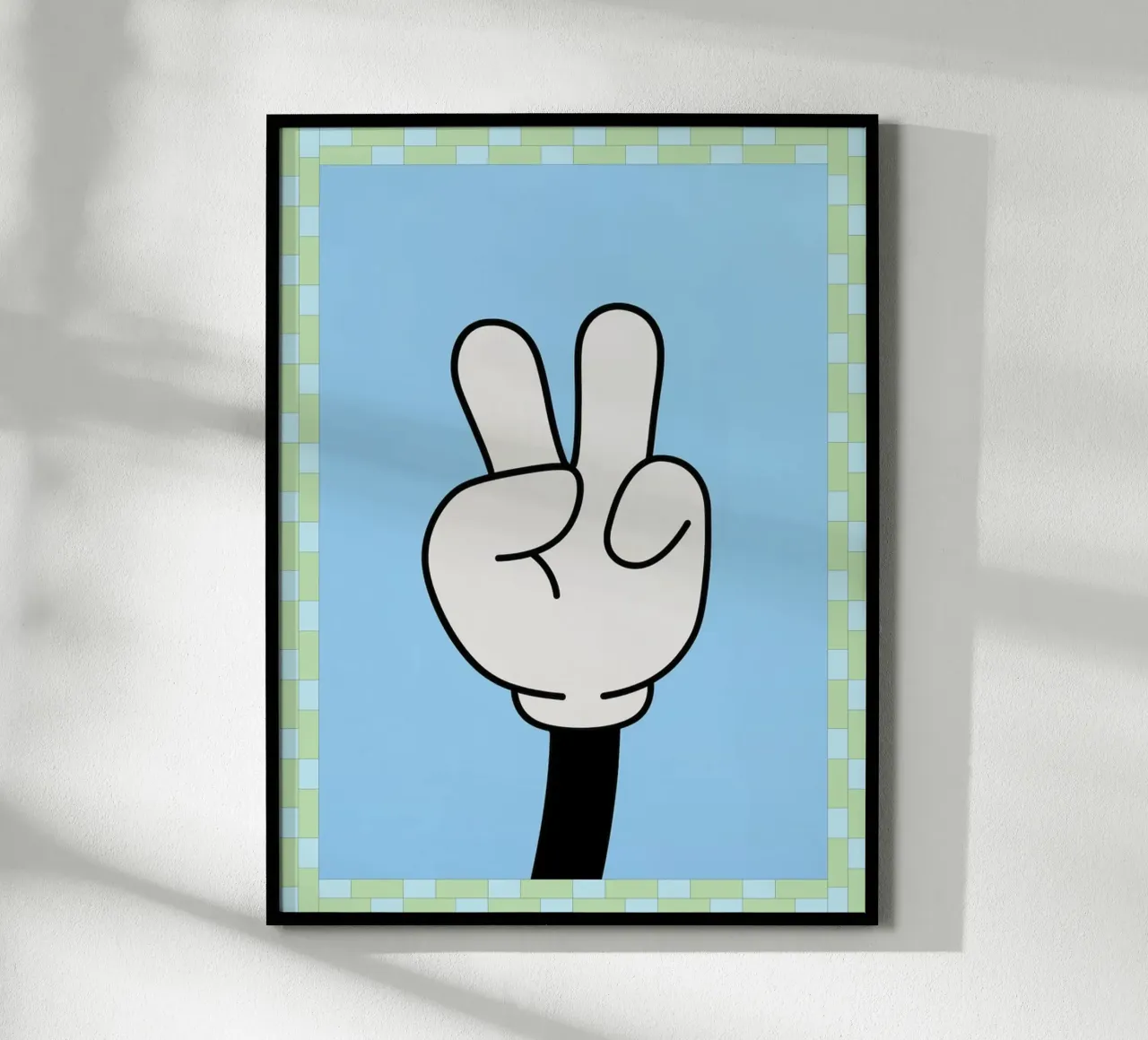 mano di pace carta hahnemühle da Deetooz