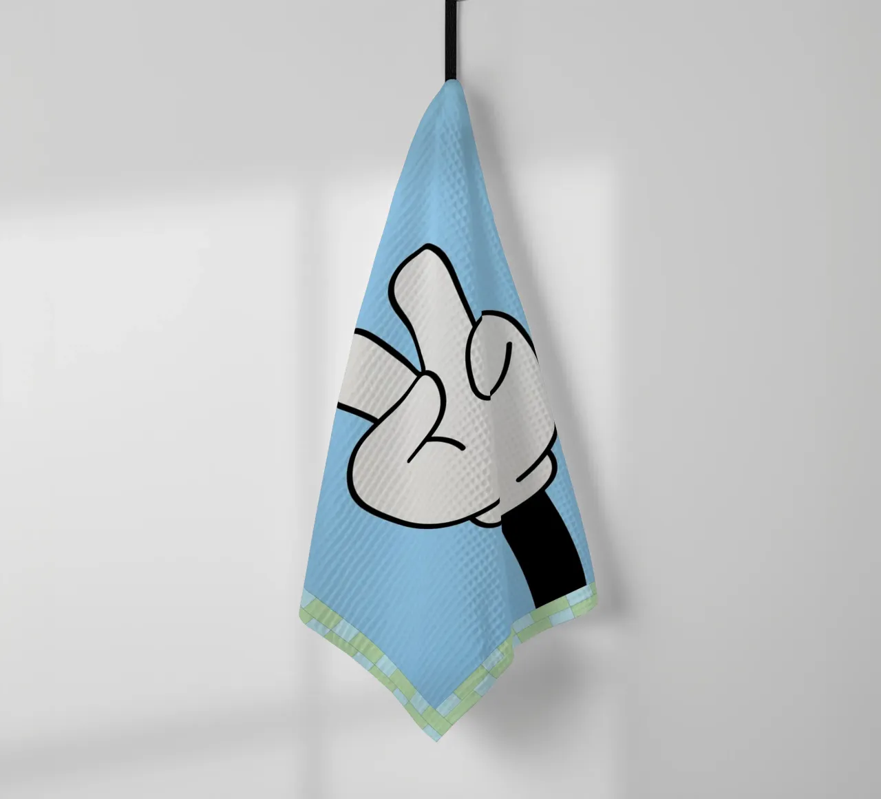 mano di pace canovaccio da cucina da Deetooz