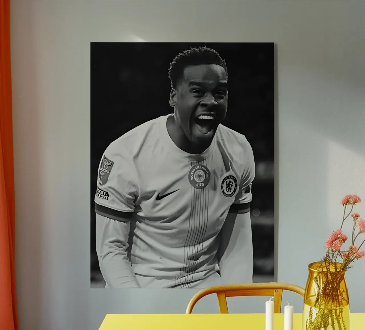 Jamie Gittens plexiglass da Black White Poster