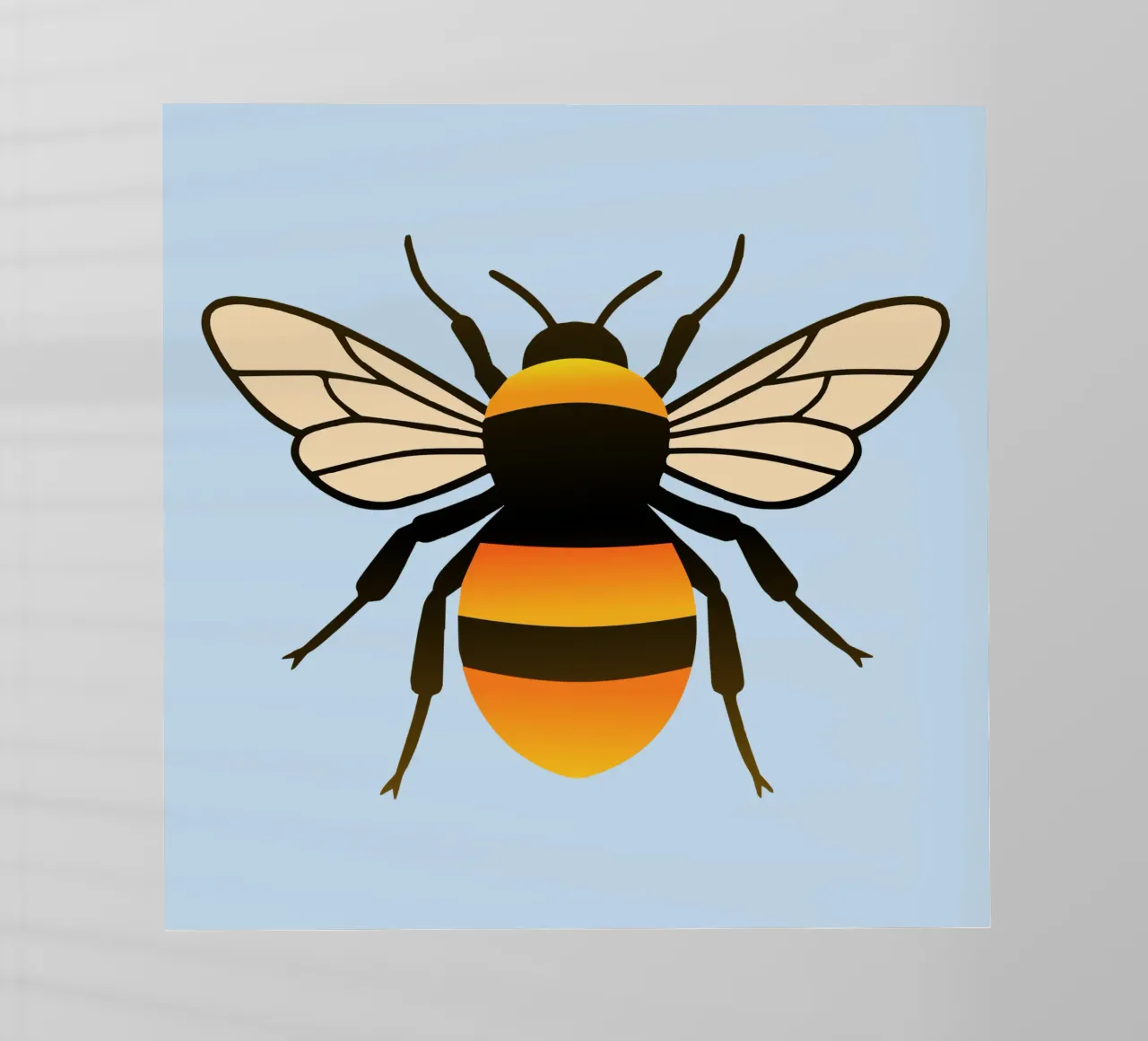 Un'illustrazione di un calabrone pellicola backlit da Bwiser