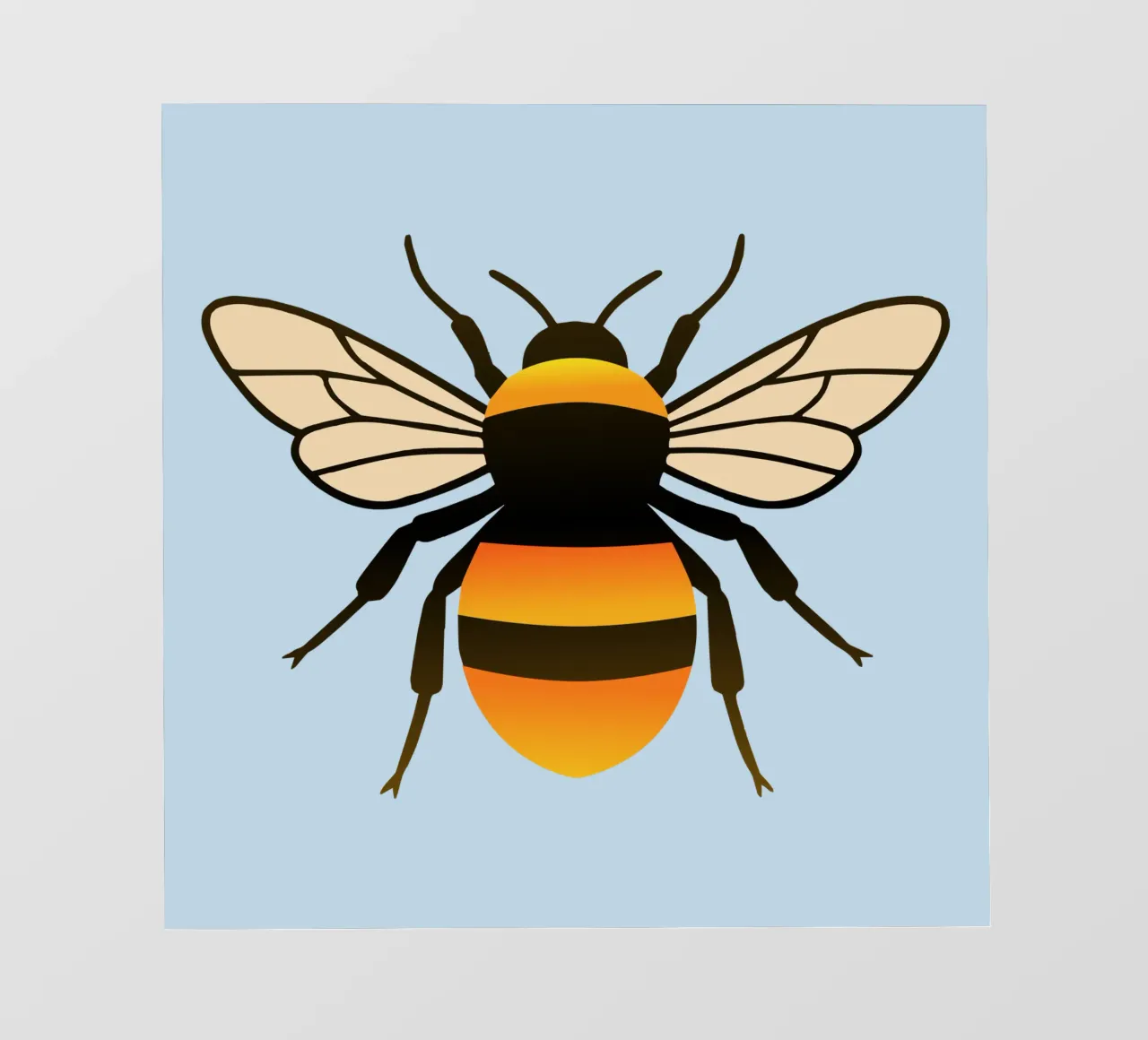 Un'illustrazione di un calabrone pellicola backlit da Bwiser