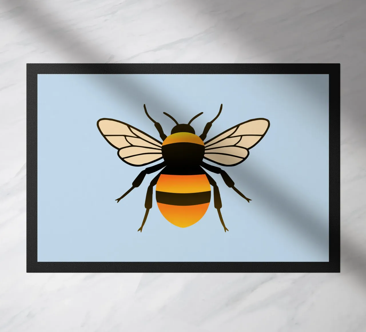 Un'illustrazione di un calabrone zerbino da Bwiser