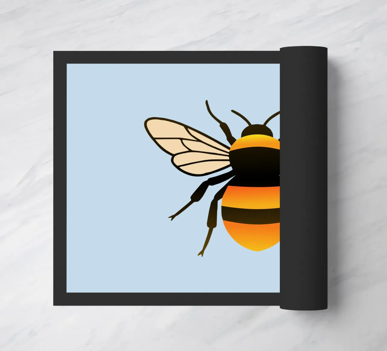 Un'illustrazione di un calabrone zerbino da Bwiser