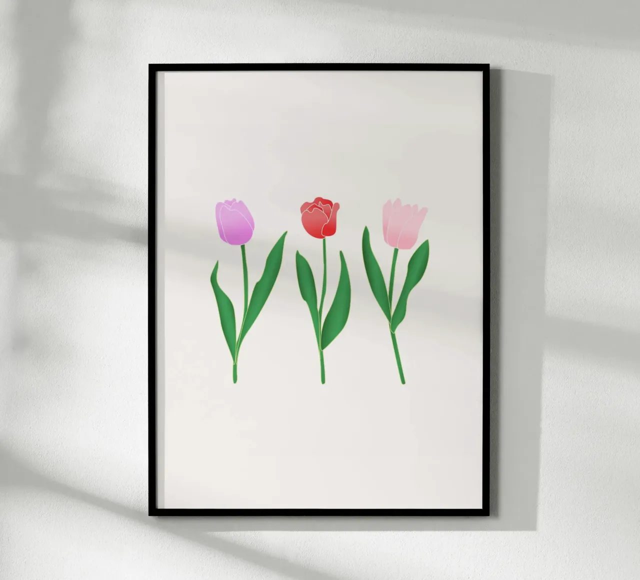 Dancing Spring Tulips poster da Trend Collection by Palmartprints