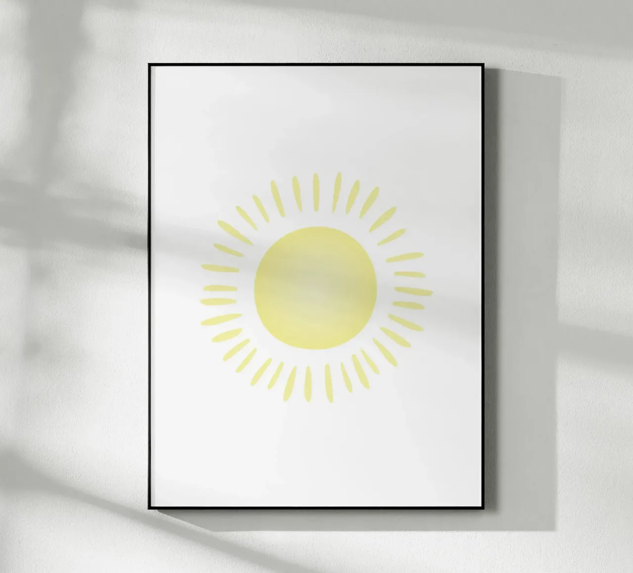 Shining Sun plexiglass da Trend Collection by Palmartprints