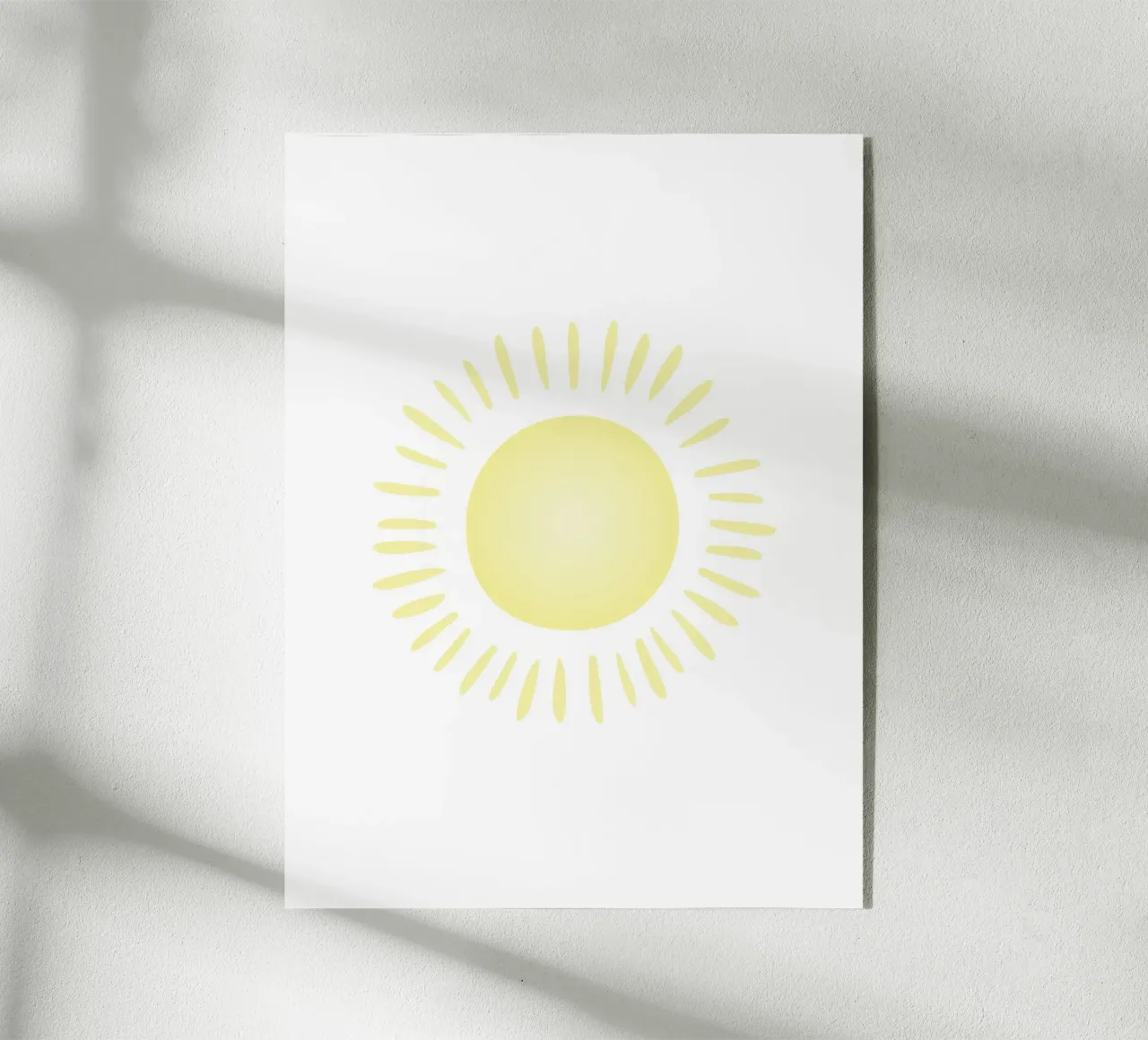 Shining Sun plexiglass da Trend Collection by Palmartprints