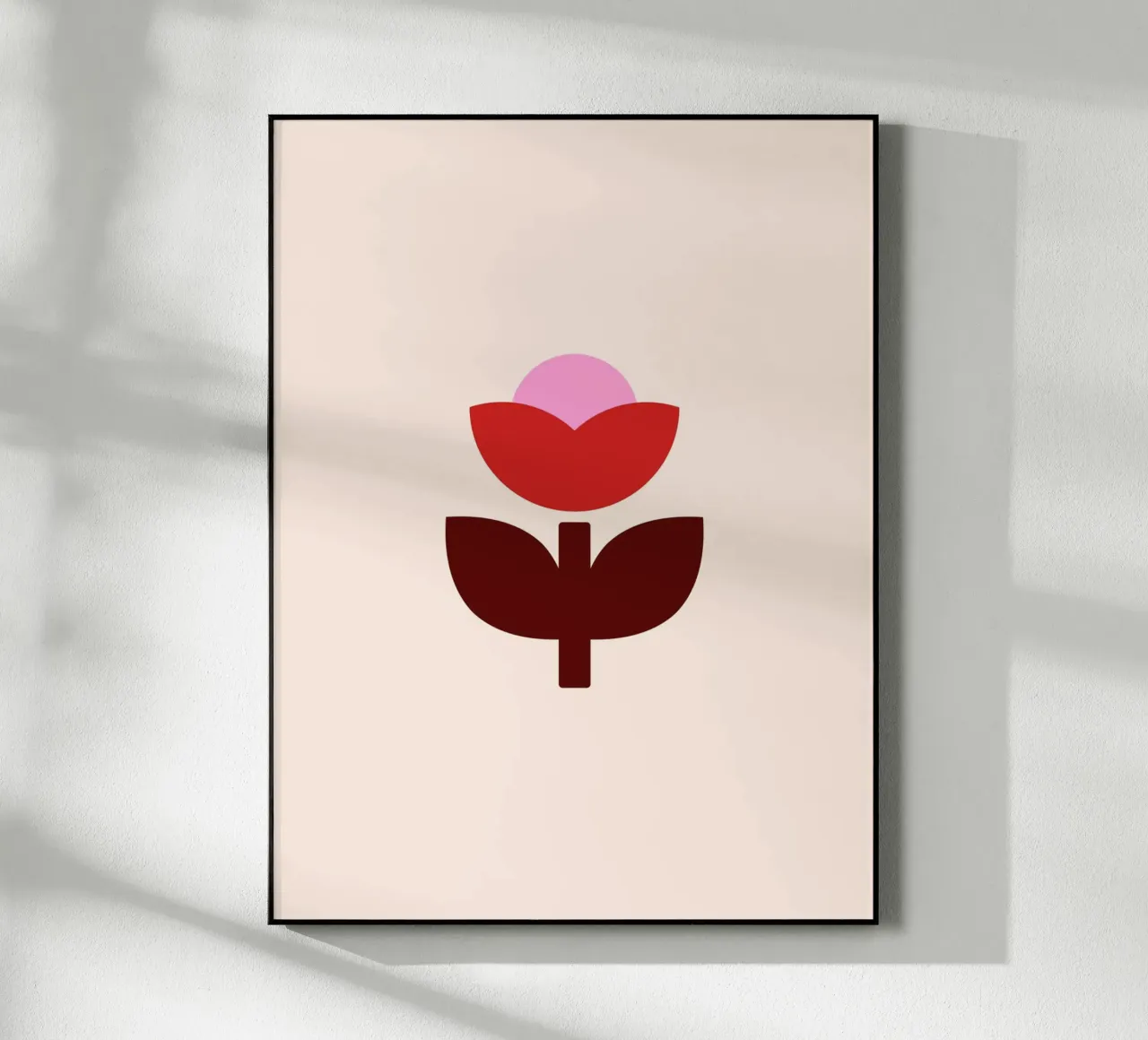 Retro Flower plexiglass da Trend Collection by Palmartprints