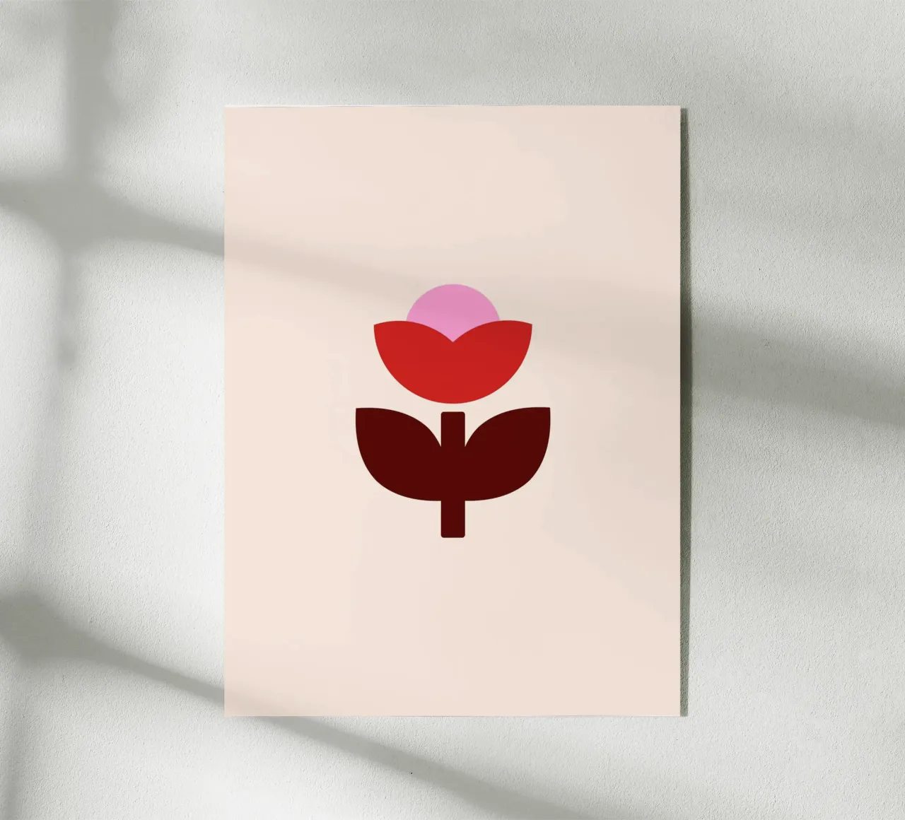 Retro Flower plexiglass da Trend Collection by Palmartprints