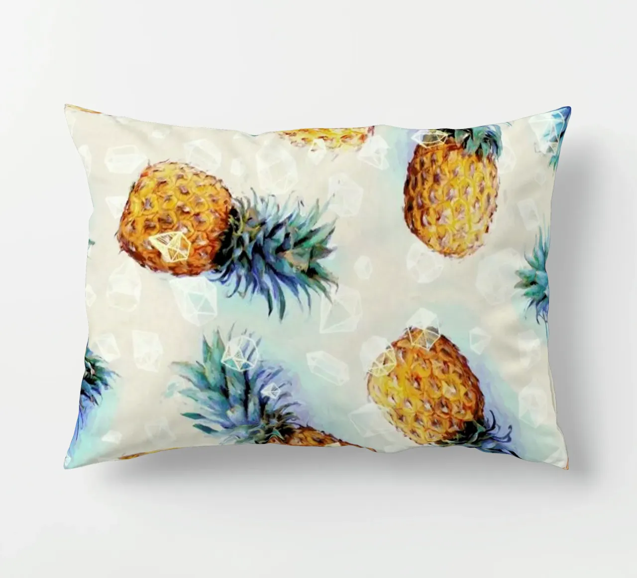 Pineapples + Crystals cuscino da Micklyn Le Feuvre