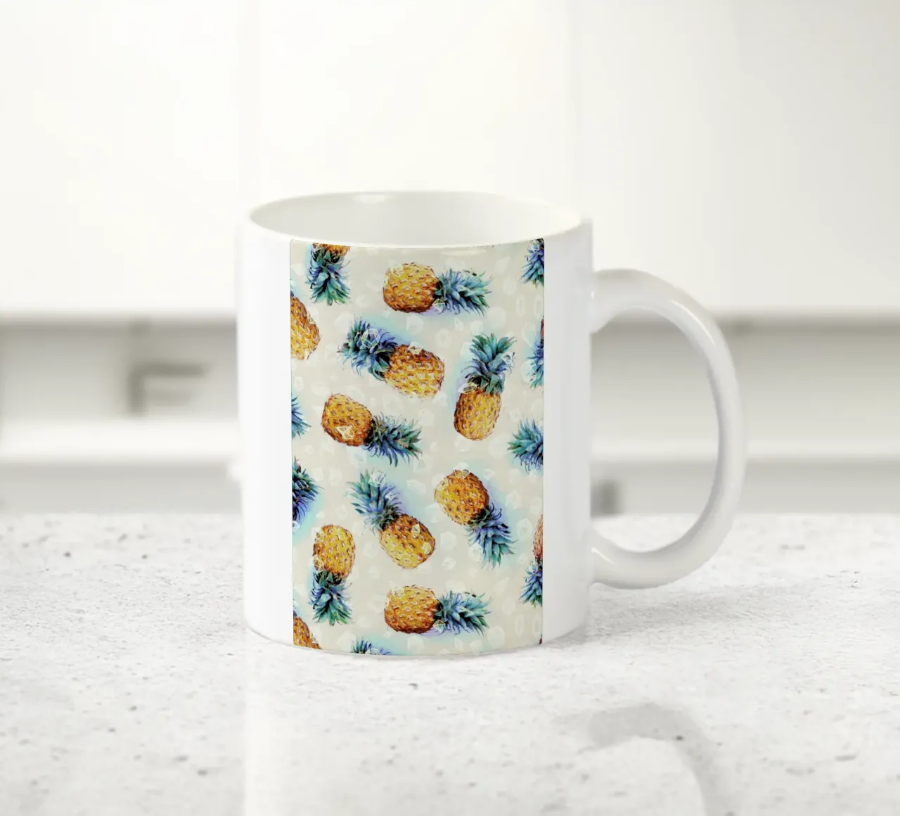 Pineapples + Crystals tazza in ceramica da Micklyn Le Feuvre