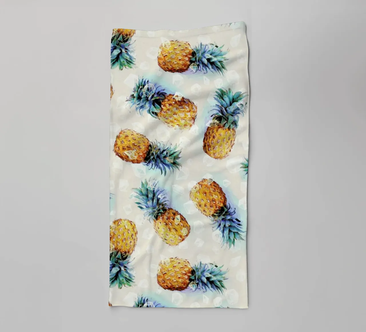 Pineapples + Crystals asciugamano da bagno da Micklyn Le Feuvre