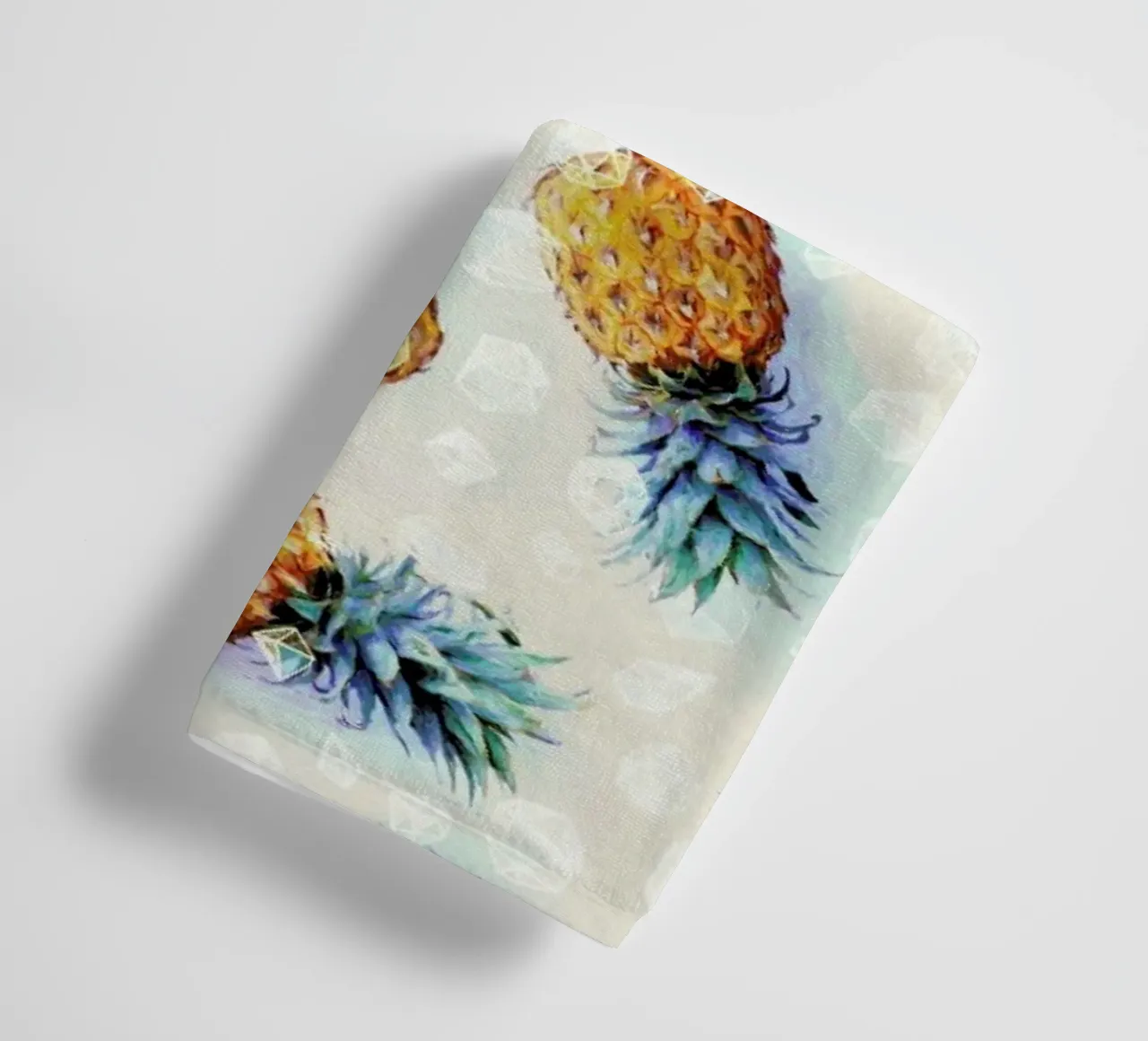 Pineapples + Crystals asciugamano da bagno da Micklyn Le Feuvre