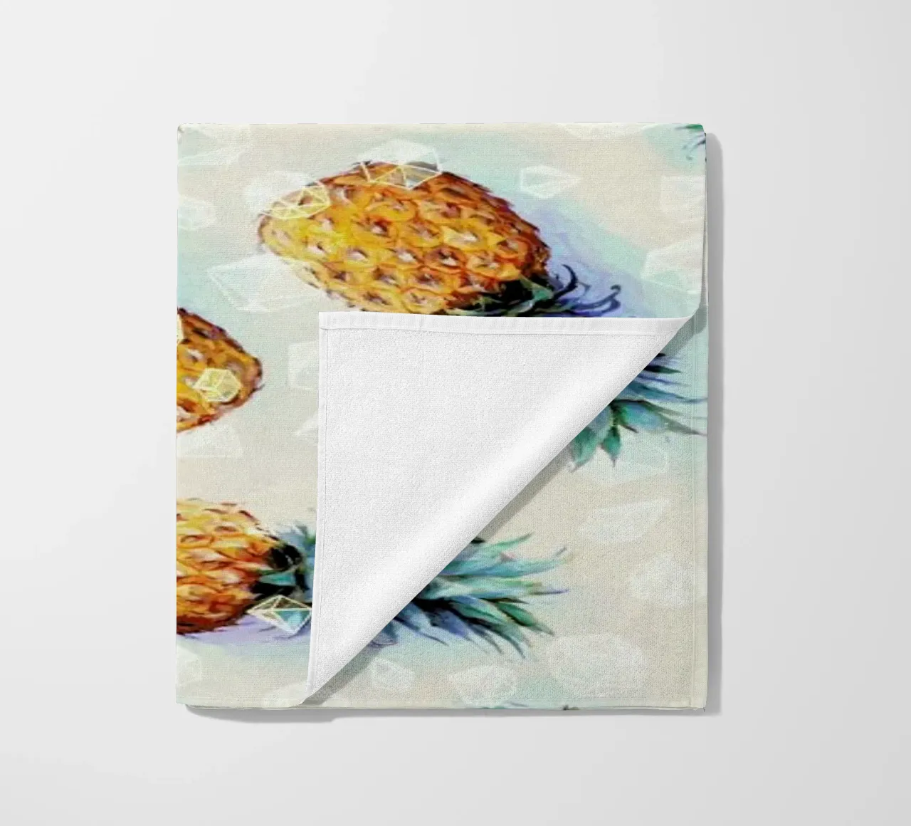 Pineapples + Crystals telo mare da Micklyn Le Feuvre