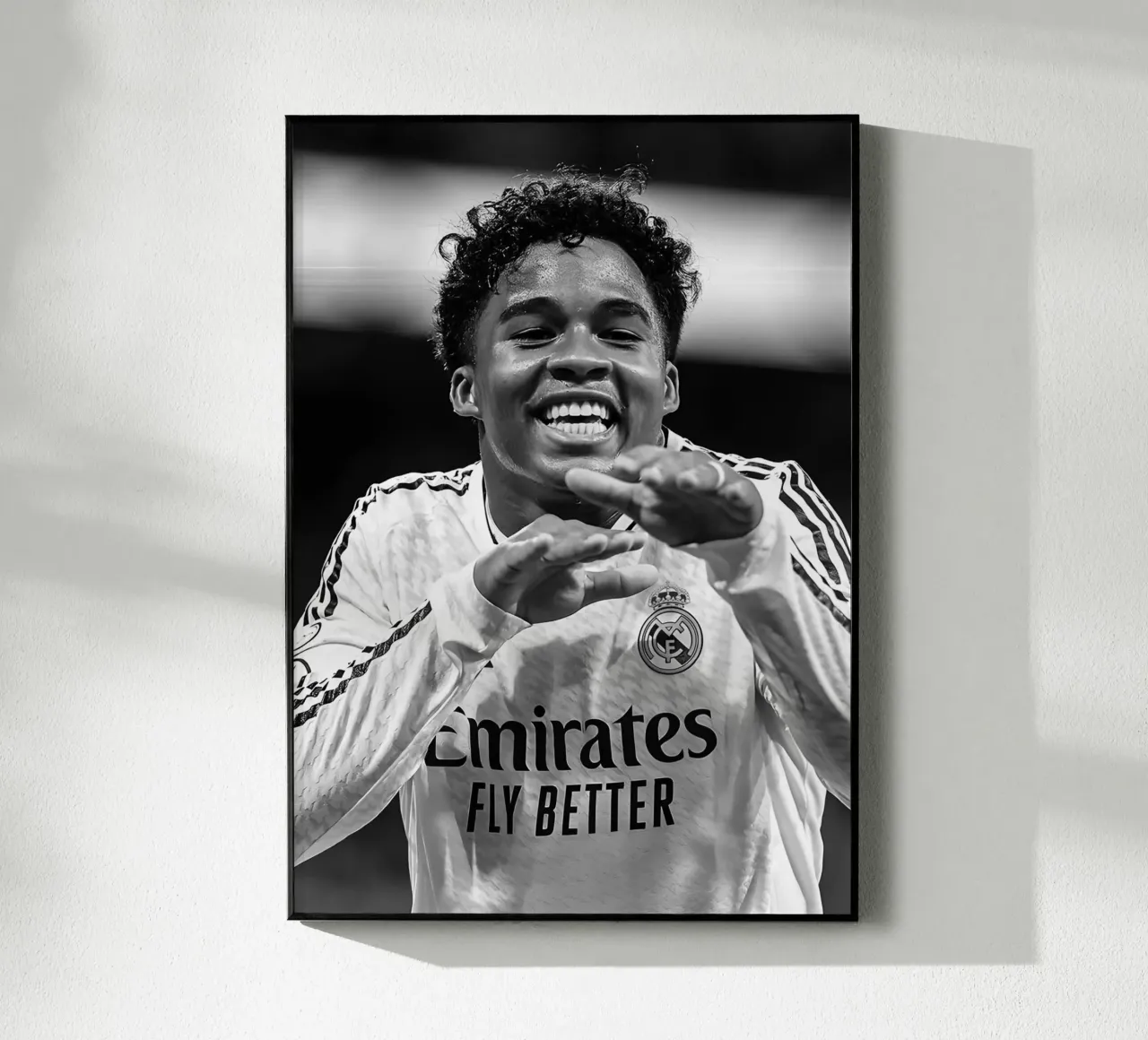 Endrick plexiglass da Black White Poster