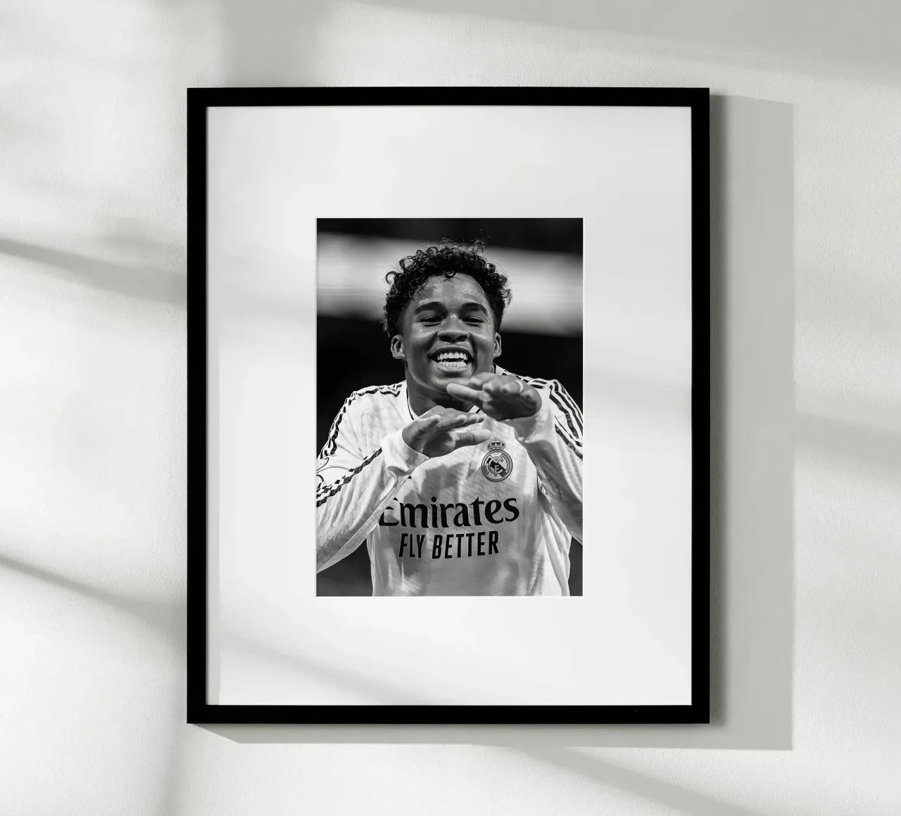 Endrick poster da Black White Poster