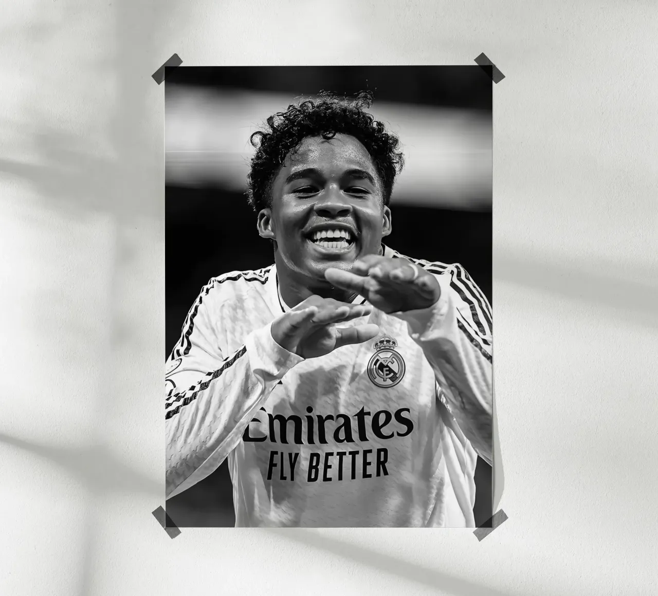 Endrick poster da Black White Poster