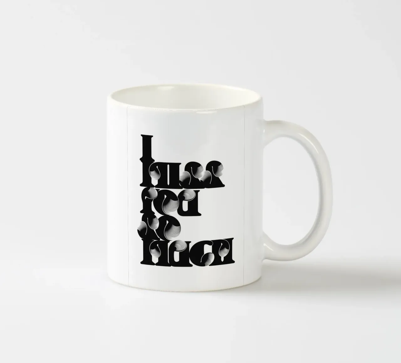 MI MANCHI (BIANCO) tazza in ceramica da Cranio Dsgn