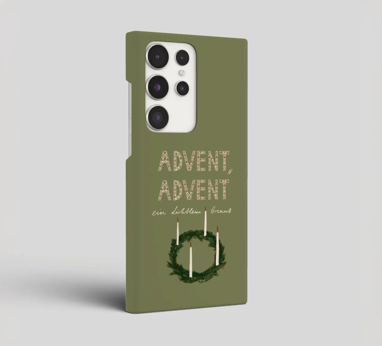 Advent, Advent, ein Lichtlein brennt Kranz cover samsung da Sophie Augustin Illustration