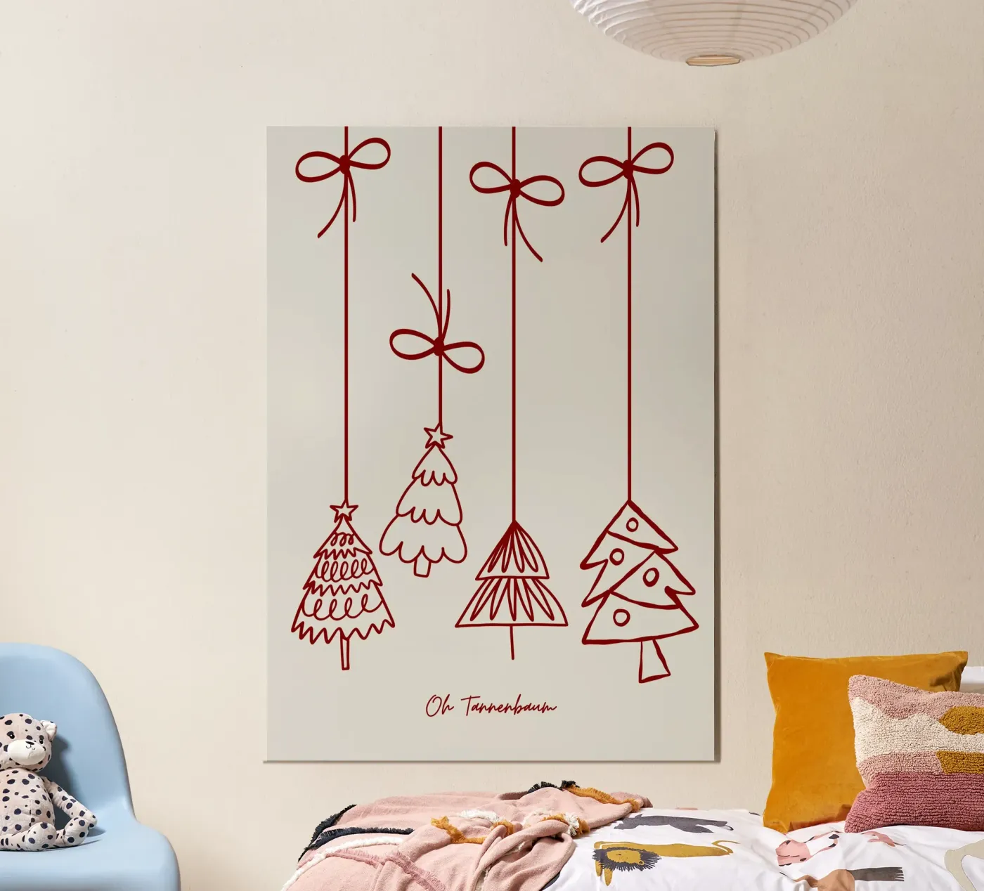 Oh Tannenbaum alu dibond de PurePeachChristmas