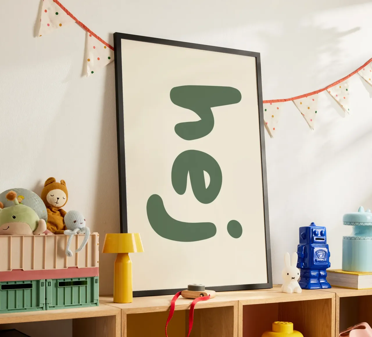 Hej poster da Bullerbü Design Studio