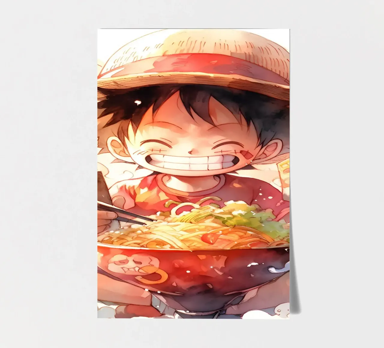 Luffy ramen Stickerbogen von CreativeStudio
