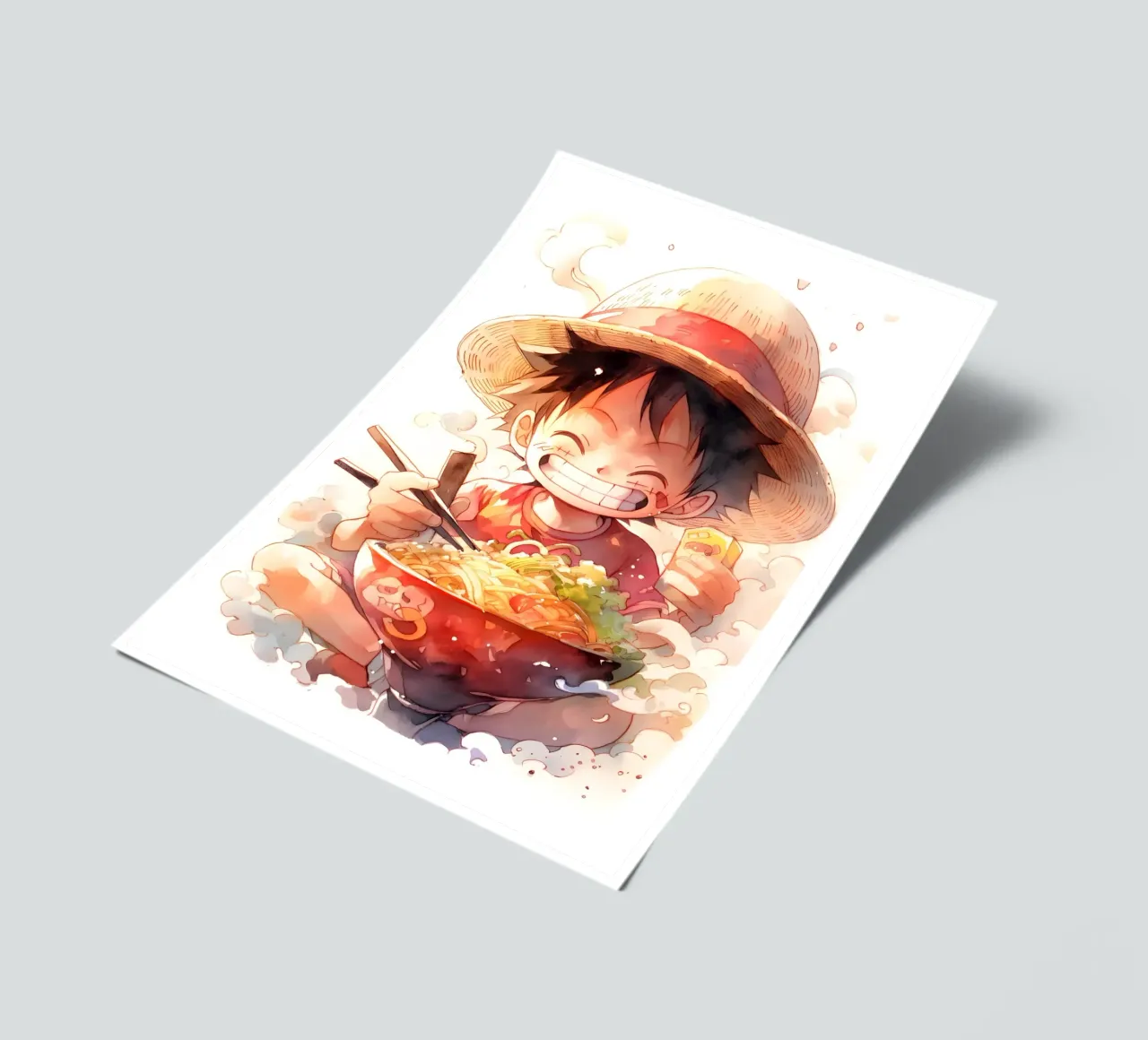 Luffy ramen Stickerbogen von CreativeStudio