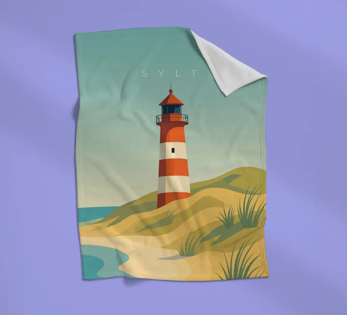Sylt Fleecedecke von minimalist designs