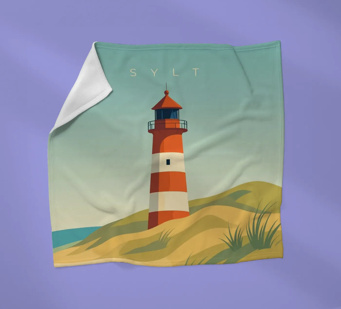 Sylt Fleecedecke von minimalist designs
