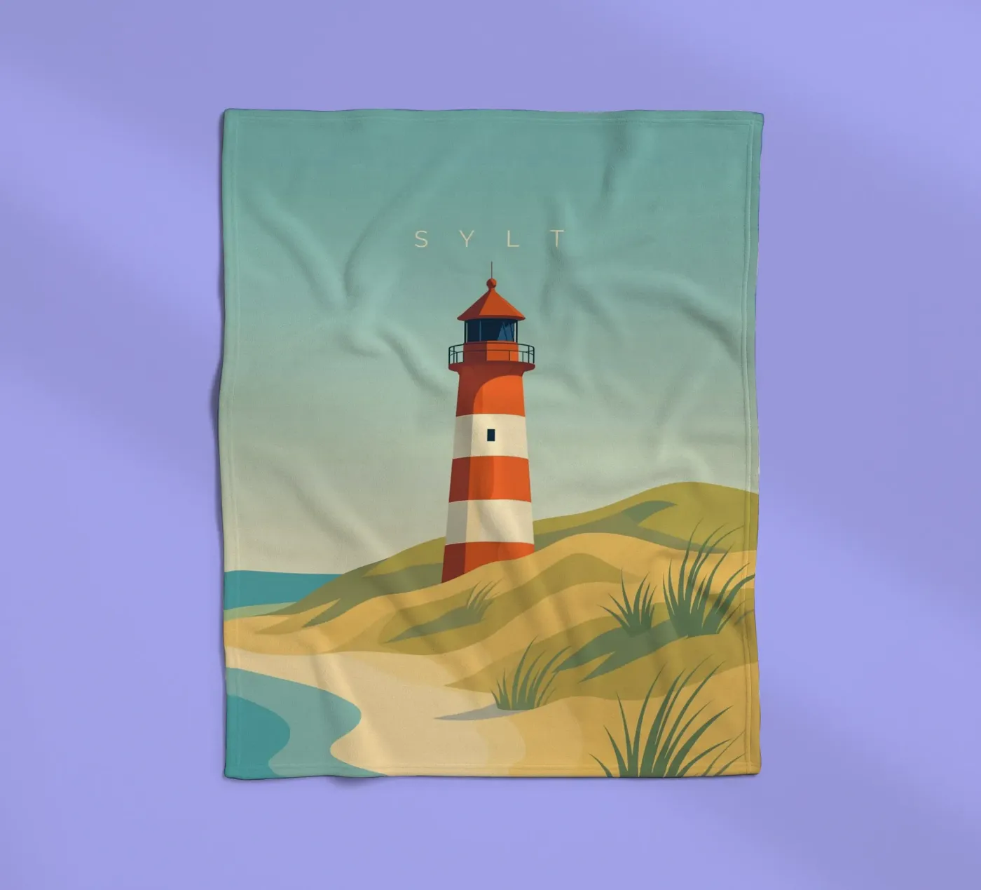 Sylt Fleecedecke von minimalist designs