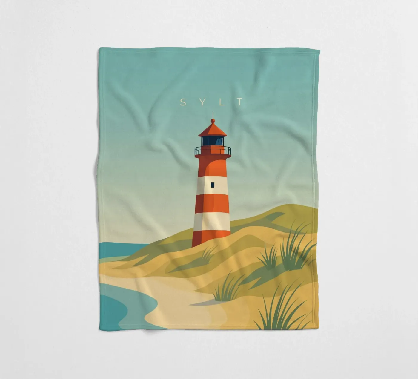 Sylt Fleecedecke von minimalist designs