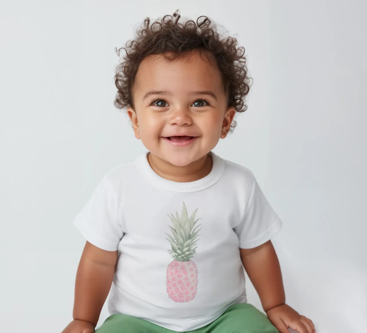 Ananas Tiny Pop maglietta neonato da Tiny Wonder Co.