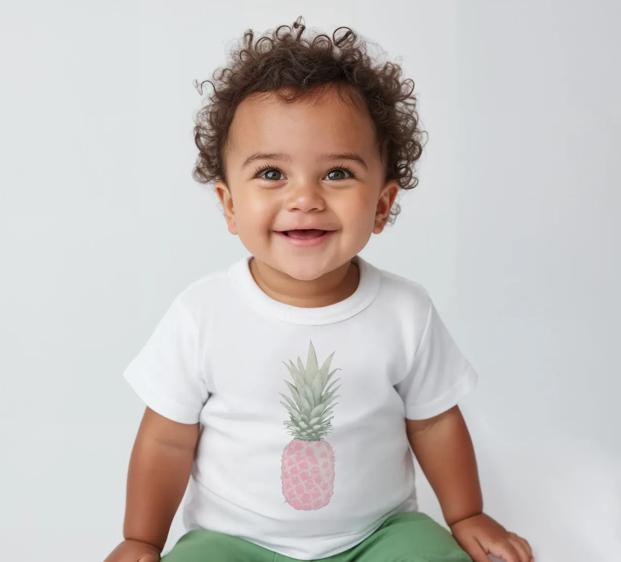 Ananas Tiny Pop maglietta neonato da Tiny Wonder Co.
