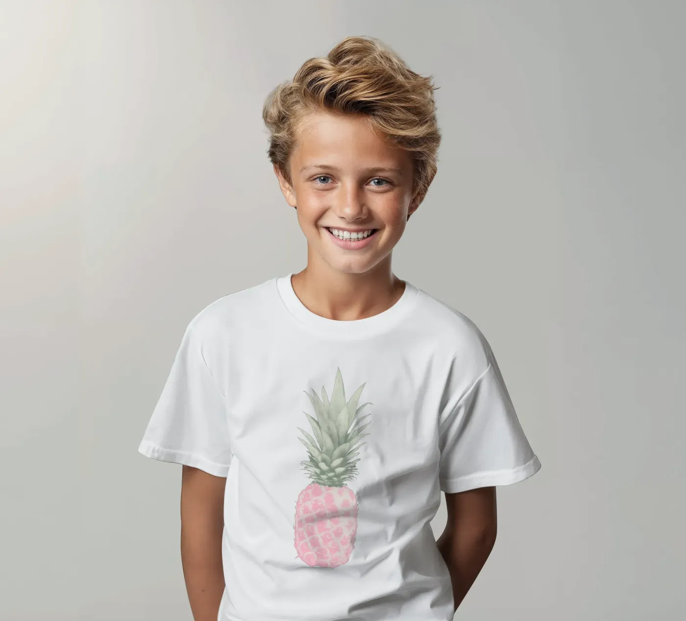 Kleine pop ananas kinder t-shirt van Tiny Wonder Co.