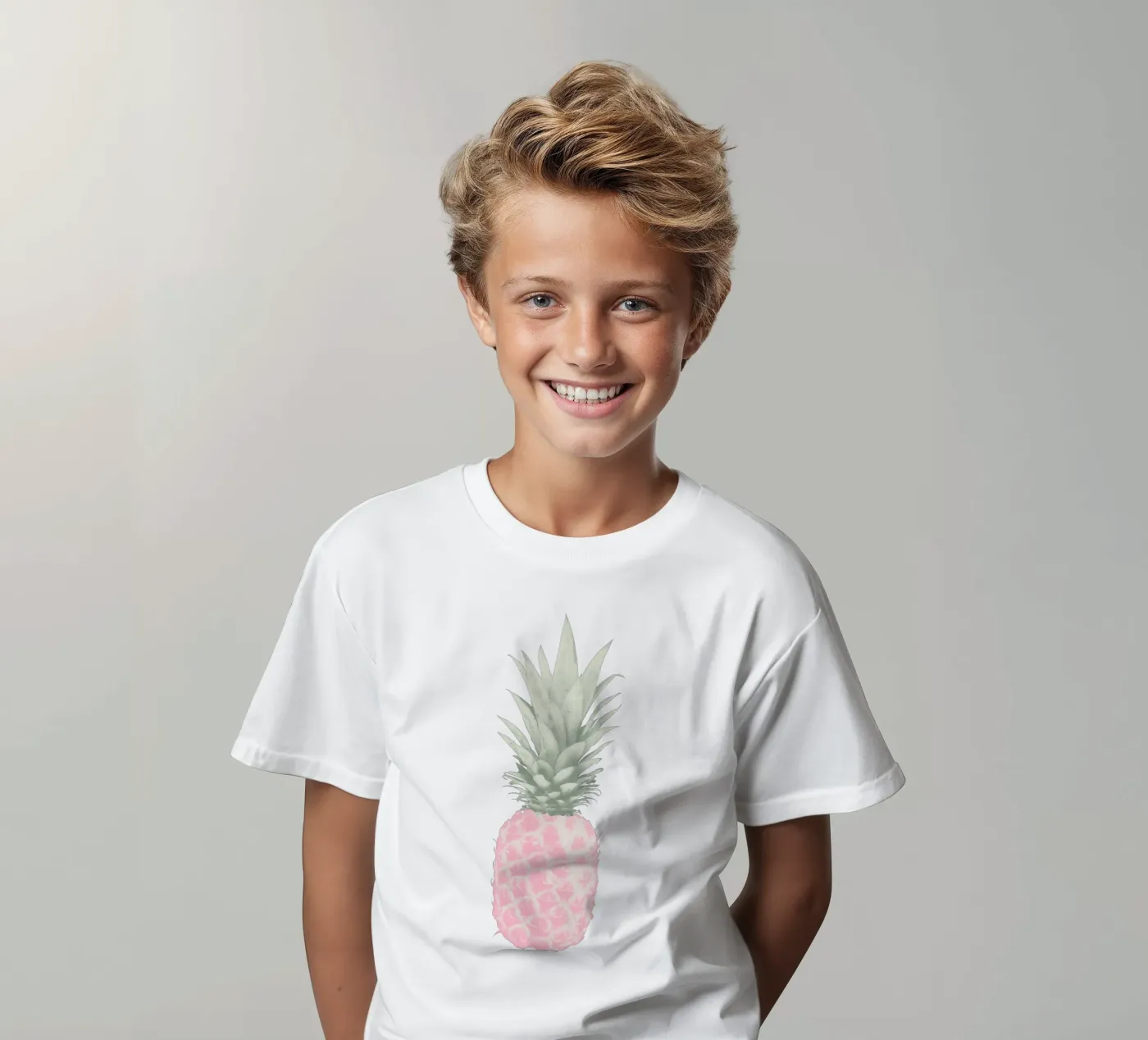Kleine pop ananas kinder t-shirt van Tiny Wonder Co.