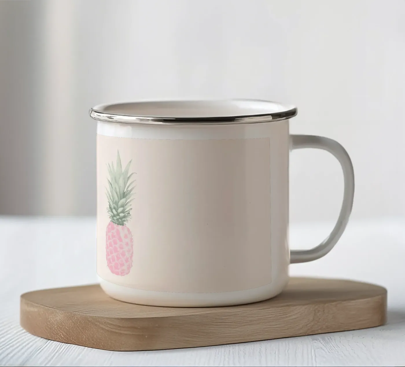 Tiny Pop Pineapple enamel mug by Tiny Wonder Co.