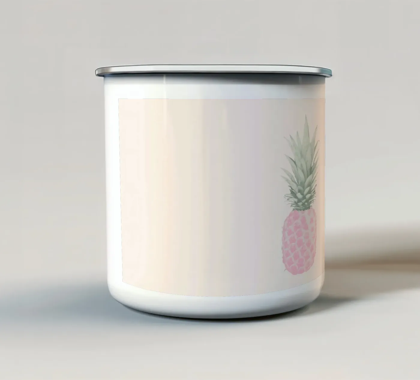Tiny Pop Pineapple enamel mug by Tiny Wonder Co.