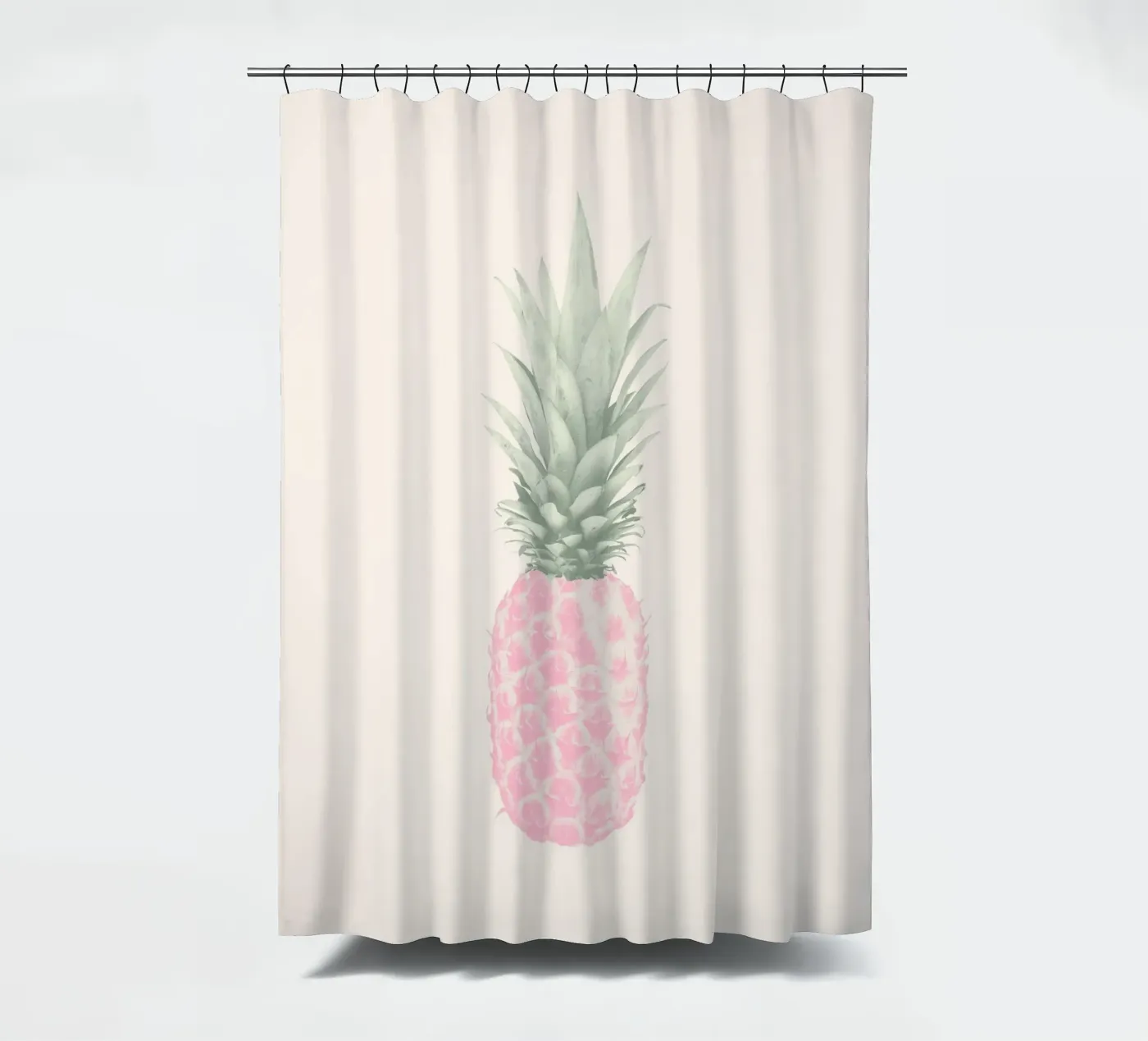 Tiny Pop Pineapple shower curtain by Tiny Wonder Co.