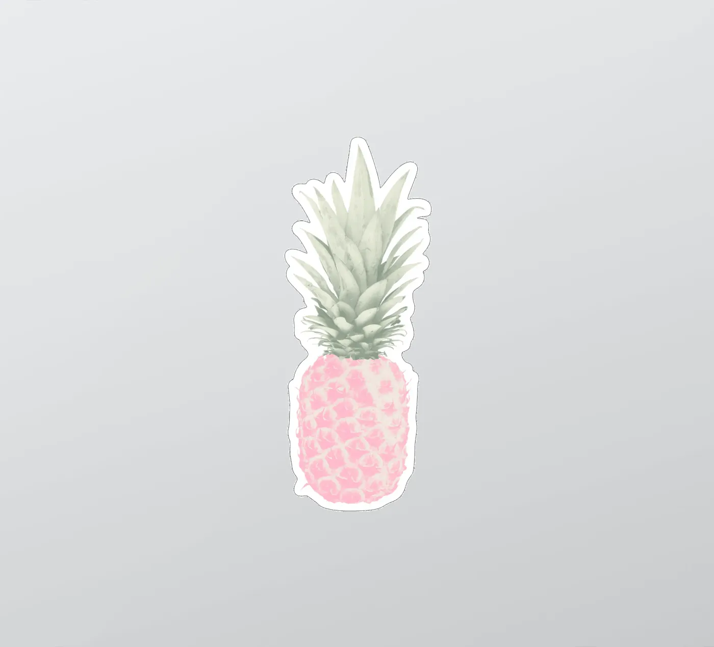 Tiny Pop Pineapple sticker van Tiny Wonder Co.