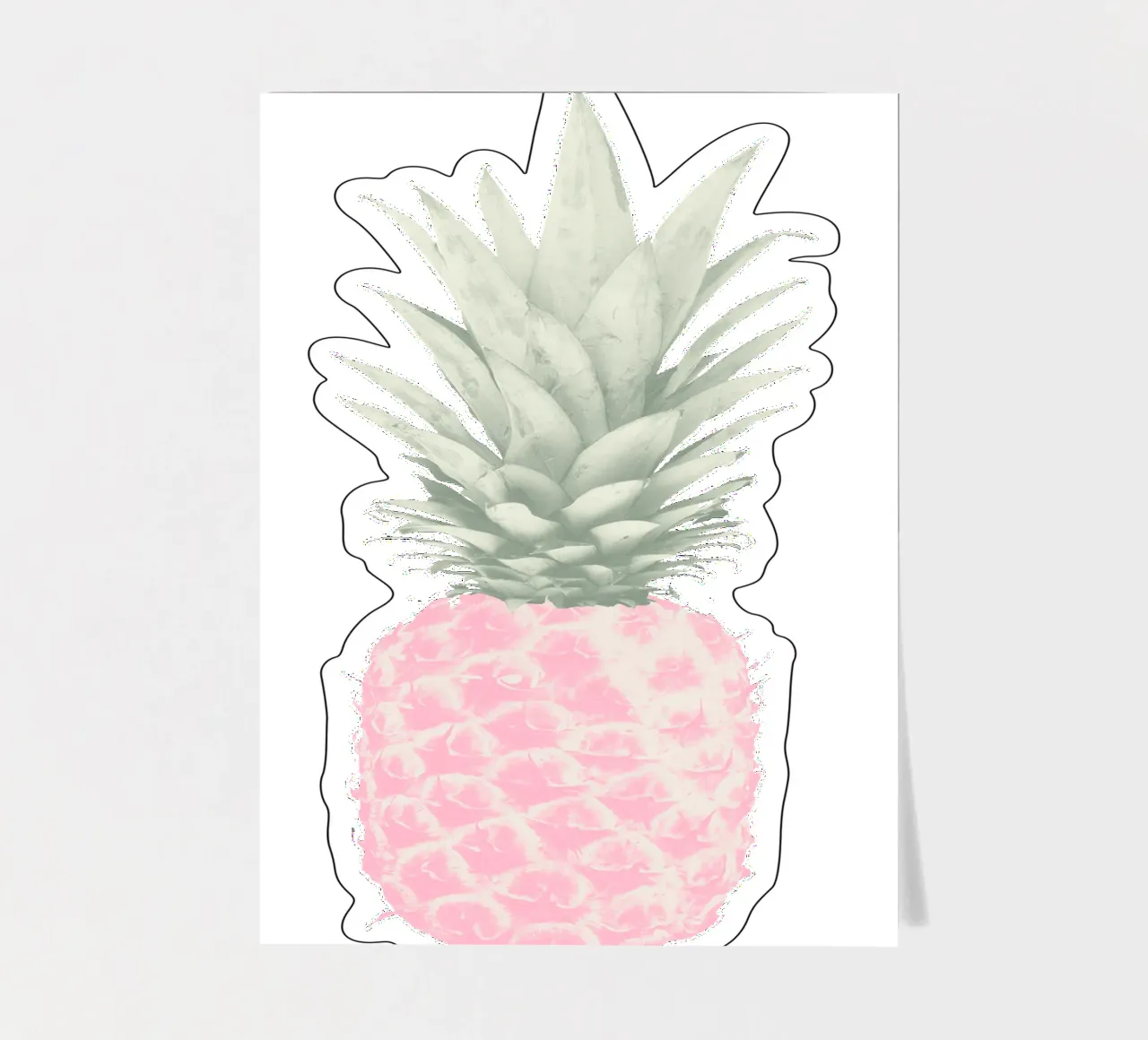 Tiny Pop Pineapple sticker sheet by Tiny Wonder Co.