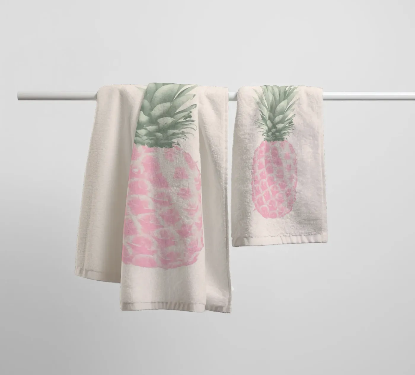 Kleine pop ananas badhanddoek van Tiny Wonder Co.