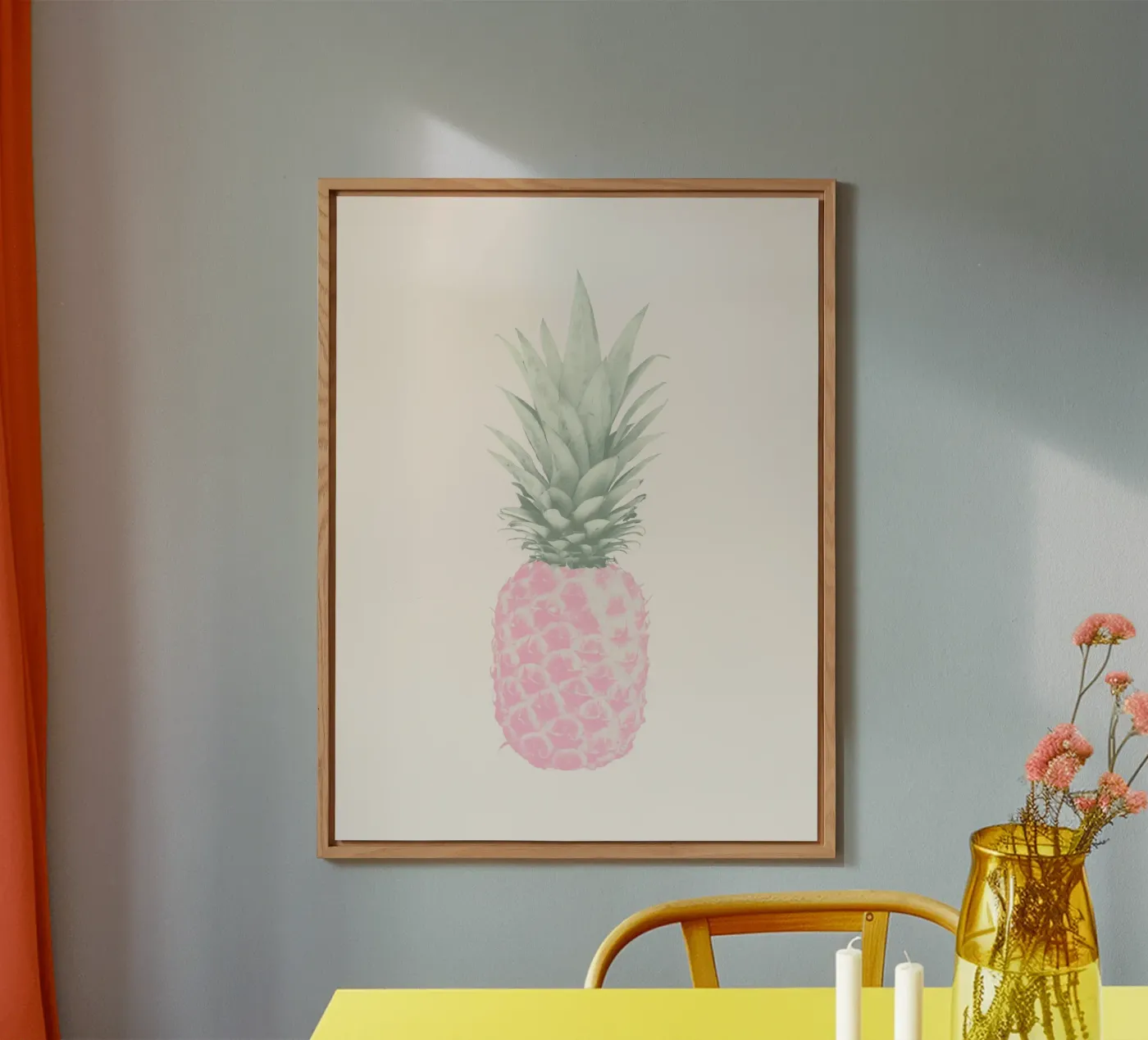 Tiny Pop Pineapple alluminio dibond da Tiny Wonder Co.