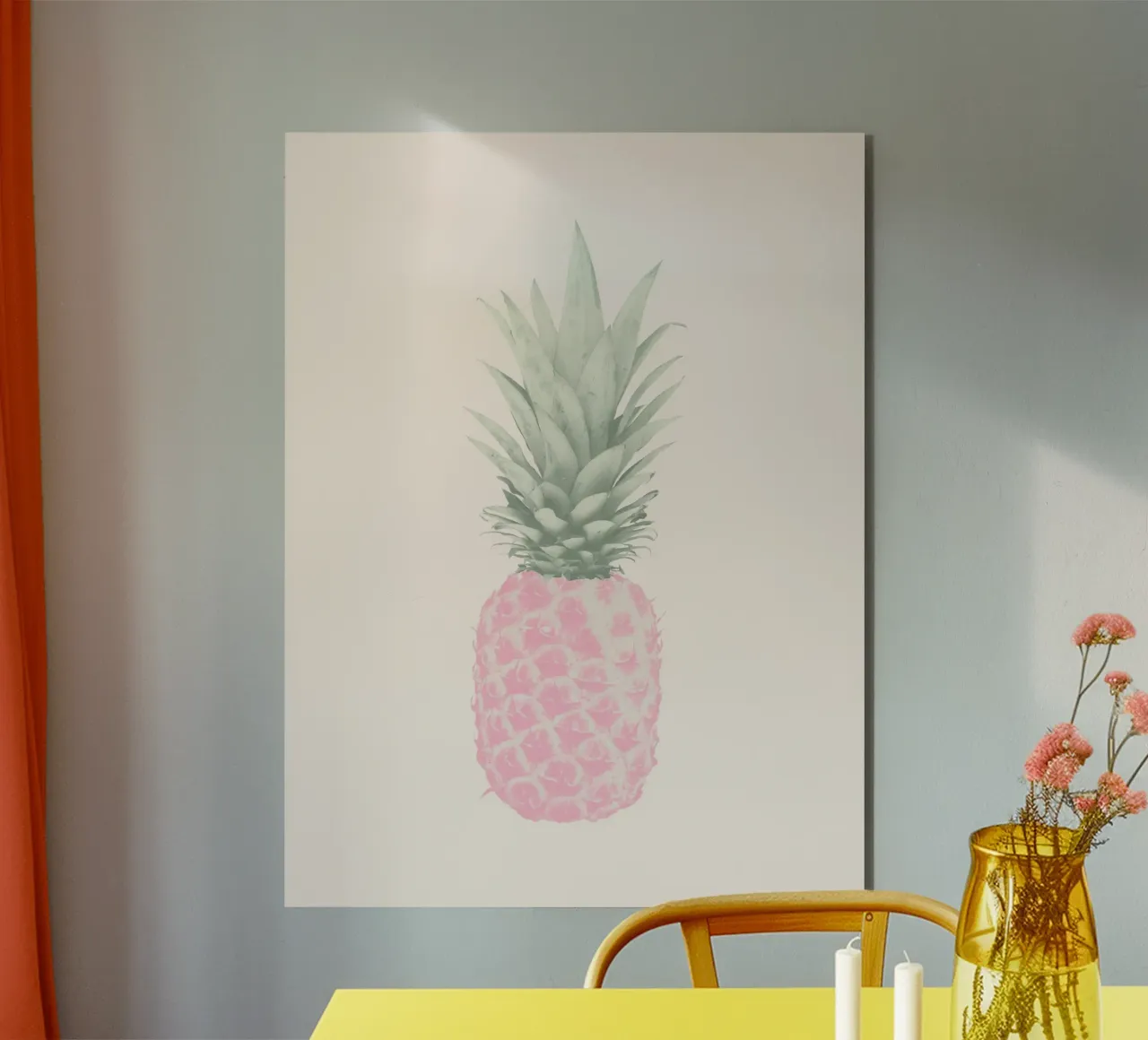 Ananas Tiny Pop alluminio dibond da Tiny Wonder Co.