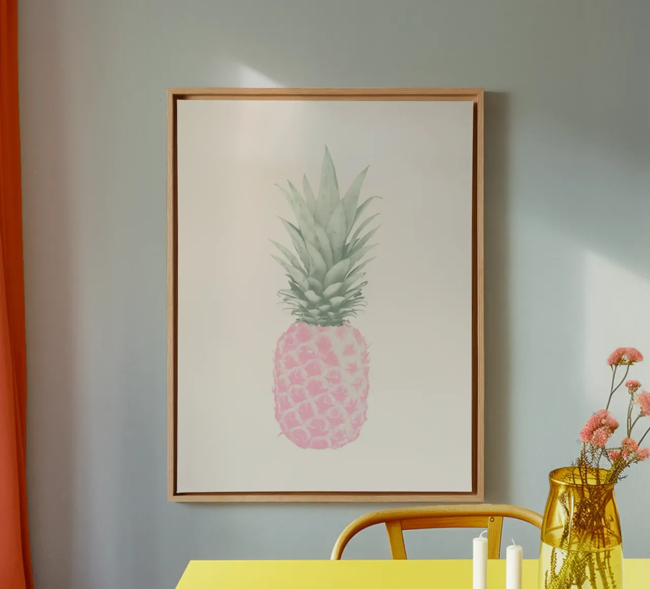 Tiny Pop Pineapple canvas by Tiny Wonder Co.