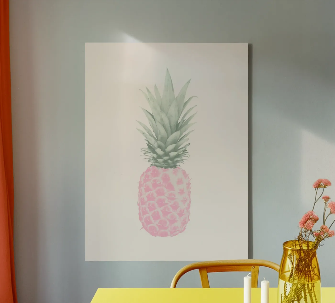 Kleine pop ananas canvas van Tiny Wonder Co.