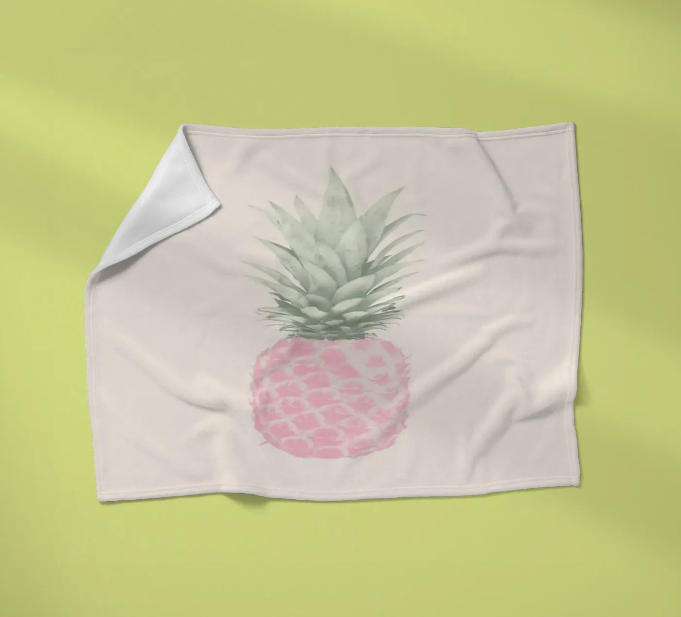 Kleine pop ananas fleecedeken van Tiny Wonder Co.