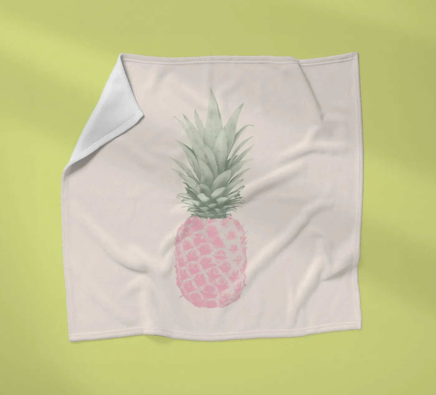 Kleine pop ananas fleecedeken van Tiny Wonder Co.