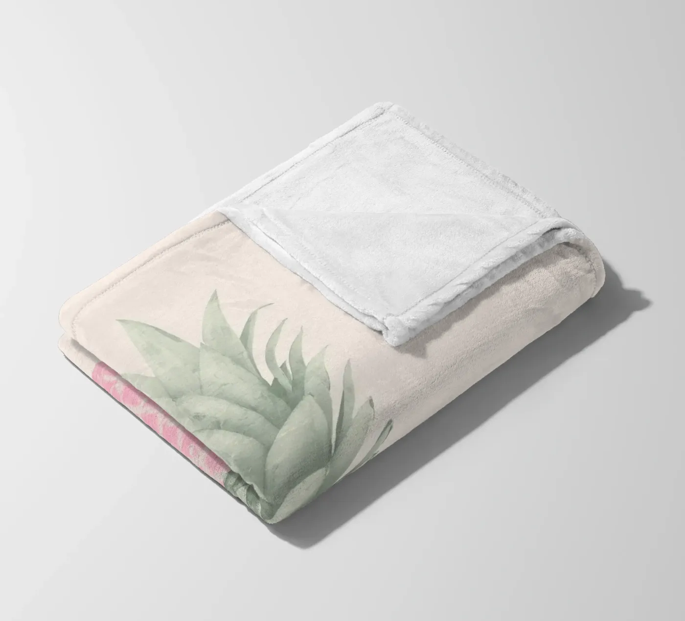 Kleine pop ananas fleecedeken van Tiny Wonder Co.